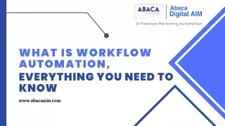 What is Workflow Automation, Everything You Need to Know