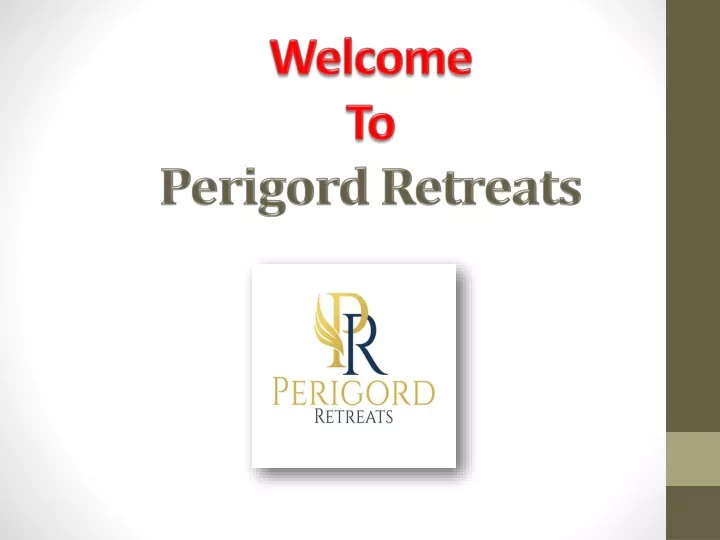 welcome to perigord retreats