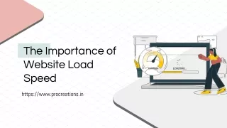 The Importance of Website Load Speed