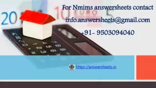 for nmims answersheets contact info