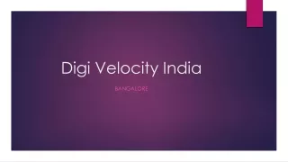 Digi Velocity India PDF