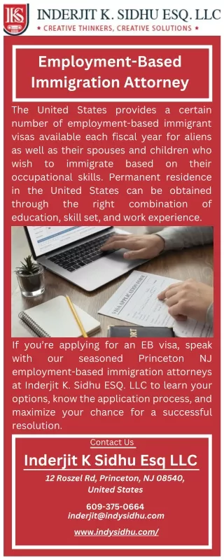 Employment-Based Immigration Attorney Princeton, NJ
