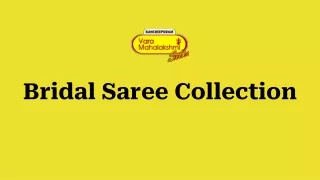Best Bridal Saree Collection Online