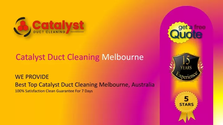 catalyst duct cleaning melbourne