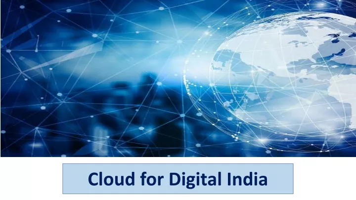 cloud for digital india