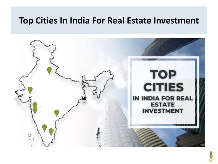 top cities in india for real estate investment