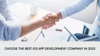 How to Choose The Best iOS App Development Company in 2023