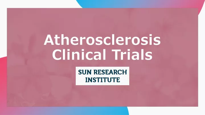 atherosclerosis clinical trials