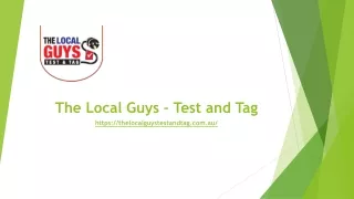 Testing and Tagging Brisbane | The Local Guys Test and Tag