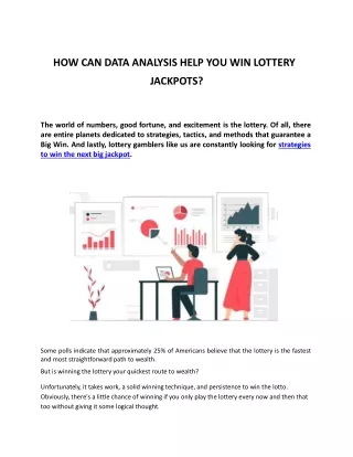 How Can Data Analysis Help You Win Lottery Jackpots?