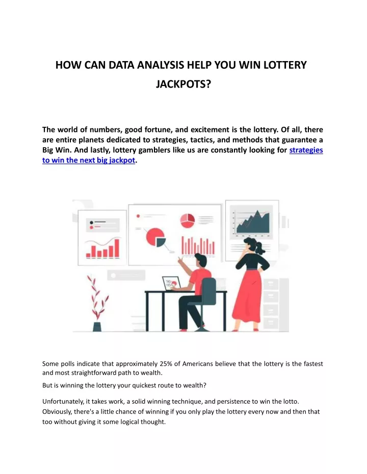 how can data analysis help you win lottery