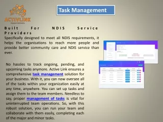 task management