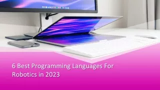 6 Best Programming Languages For Robotics in 2023