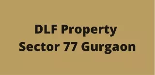 DLF Property  Sector 77 Gurgaon - PDF
