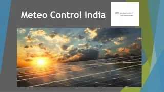 Best Solar Power Plant Forecasting in India