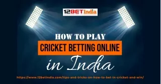 How To Play Cricket Betting Online in India