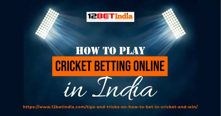 how to play cricket betting online in india