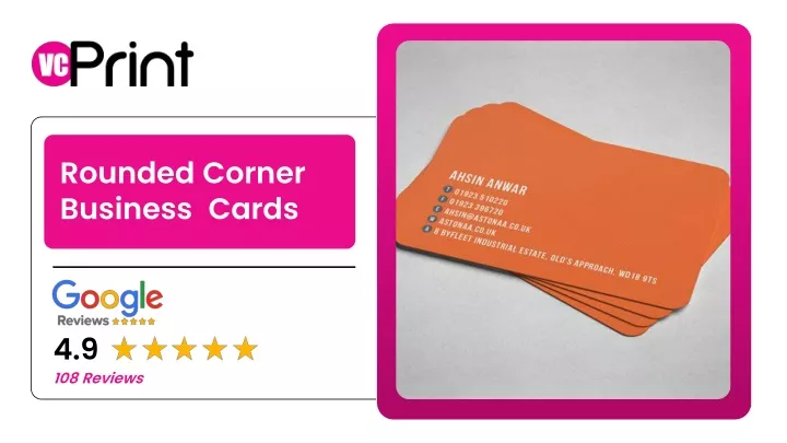 rounded corner business cards