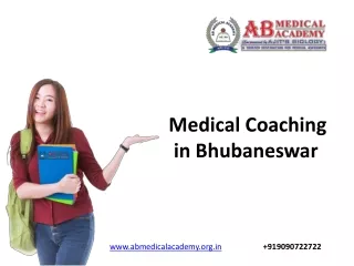 Medical Coaching in Bhubaneswar