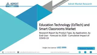 Education Technology (EdTech) and Smart Classrooms Market