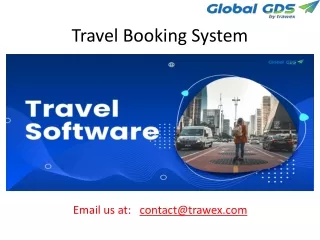 travel booking system