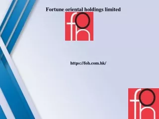 fortune oriental holdings limited