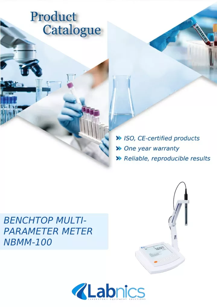 benchtop multi parameter meter nbmm 100