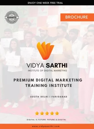 Vidya Sarthi Institute of Digital Marketing  Brochure 2023