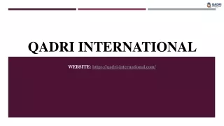 QADRI INTERNATIONAL- Study MBBS in Europe