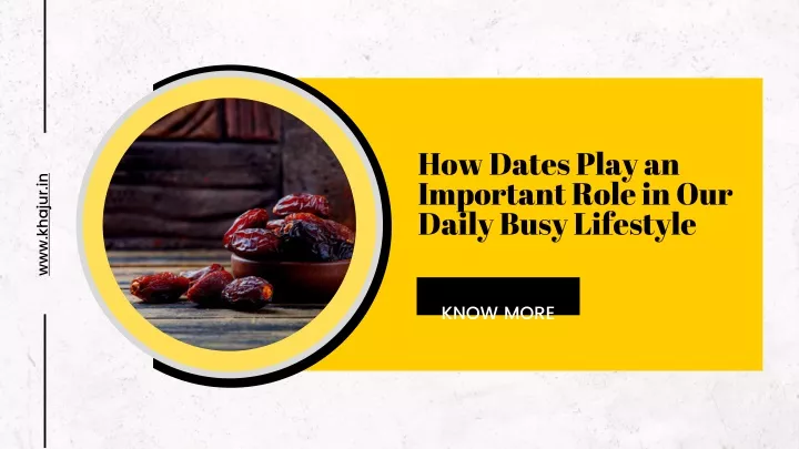 how dates play an important role in our daily