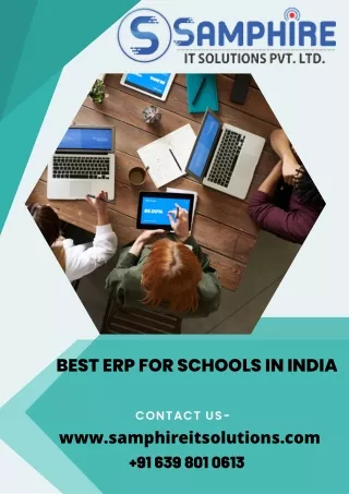 best erp for schools in india