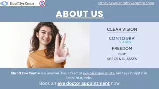 Book an Eye Doctor Appointment | Shroff Eye Centre