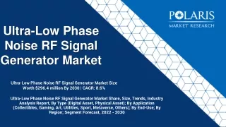 ultra low phase noise rf signal generator market size worth 296 4 million by 2030 cagr 8 6