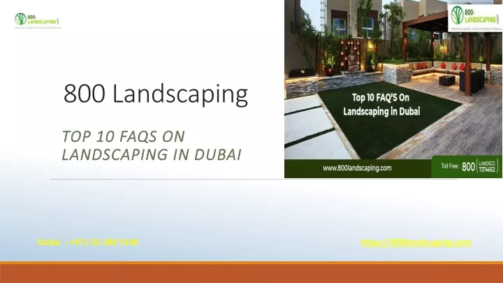 800 landscaping