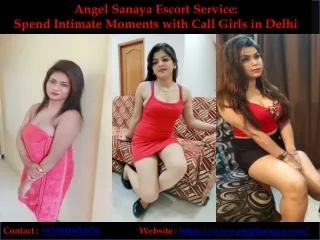 Angel Sanaya Delhi Escorts Service