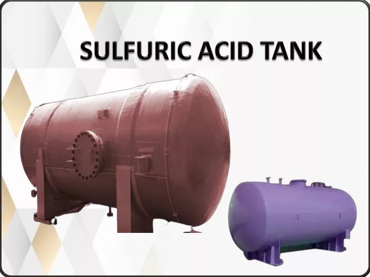 sulfuric acid tank