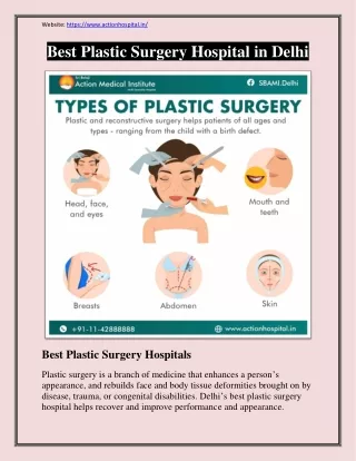 Best Plastic Surgery Hospital in Delhi