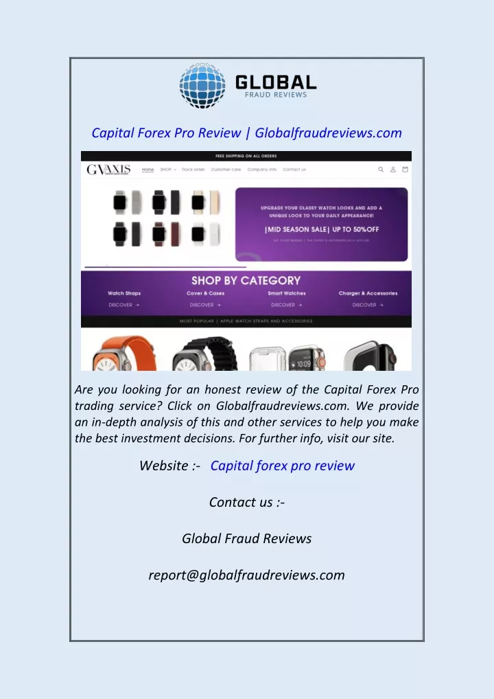 capital forex pro review globalfraudreviews com