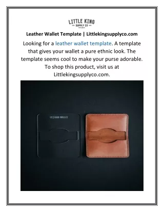 leather wallet template littlekingsupplyco com