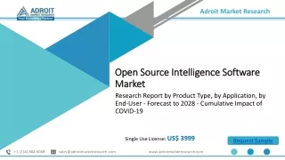 Open Source Intelligence Software Market Size, Future Trends, Growth, Demand,