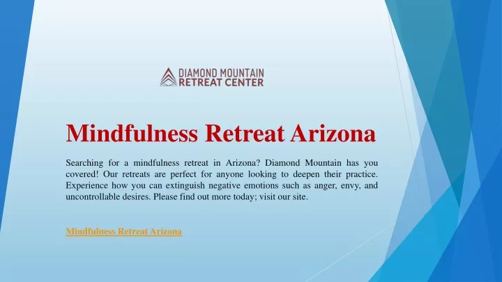 mindfulness retreat arizona