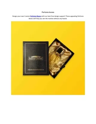perfume boxes