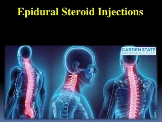 epidural steroid injections