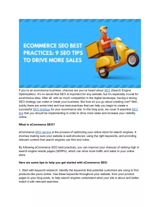 Ecommerce SEO Best Practices_ 9 SEO Tips To Drive More Sales