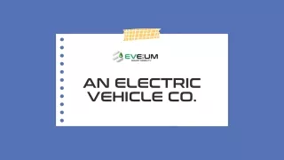 an electric vehicle co