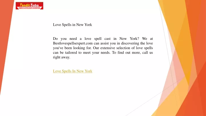 love spells in new york do you need a love spell