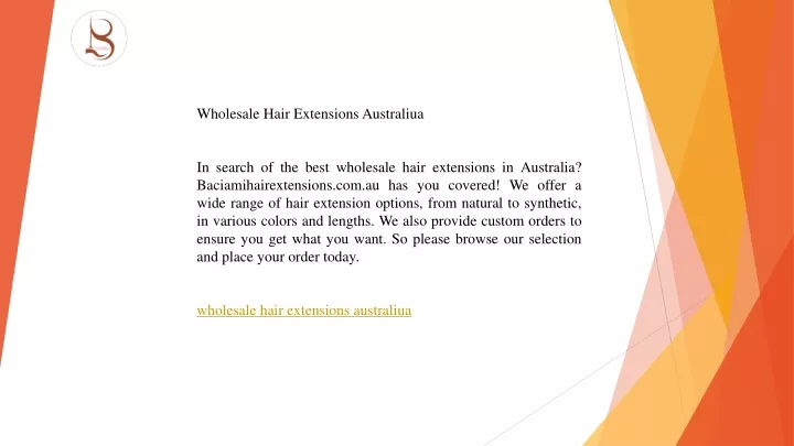 wholesale hair extensions australiua in search