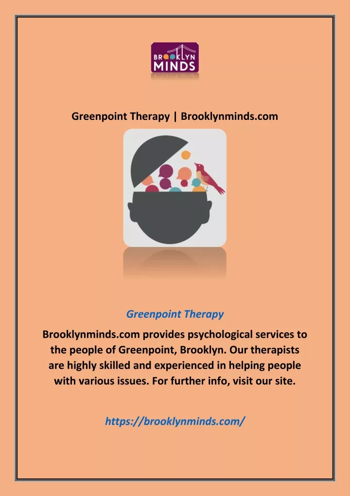 greenpoint therapy brooklynminds com