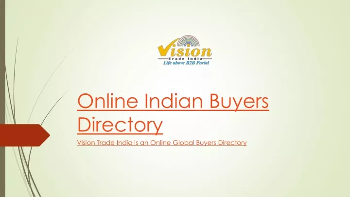 online indian buyers directory