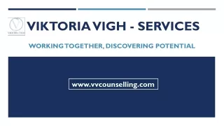 Viktoria Vigh - Services